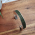 Cork Silver Skinny Cuff Bracelet